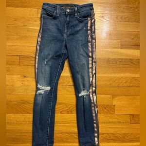Joe’s Jeans Rose Gold Strip Sz 24